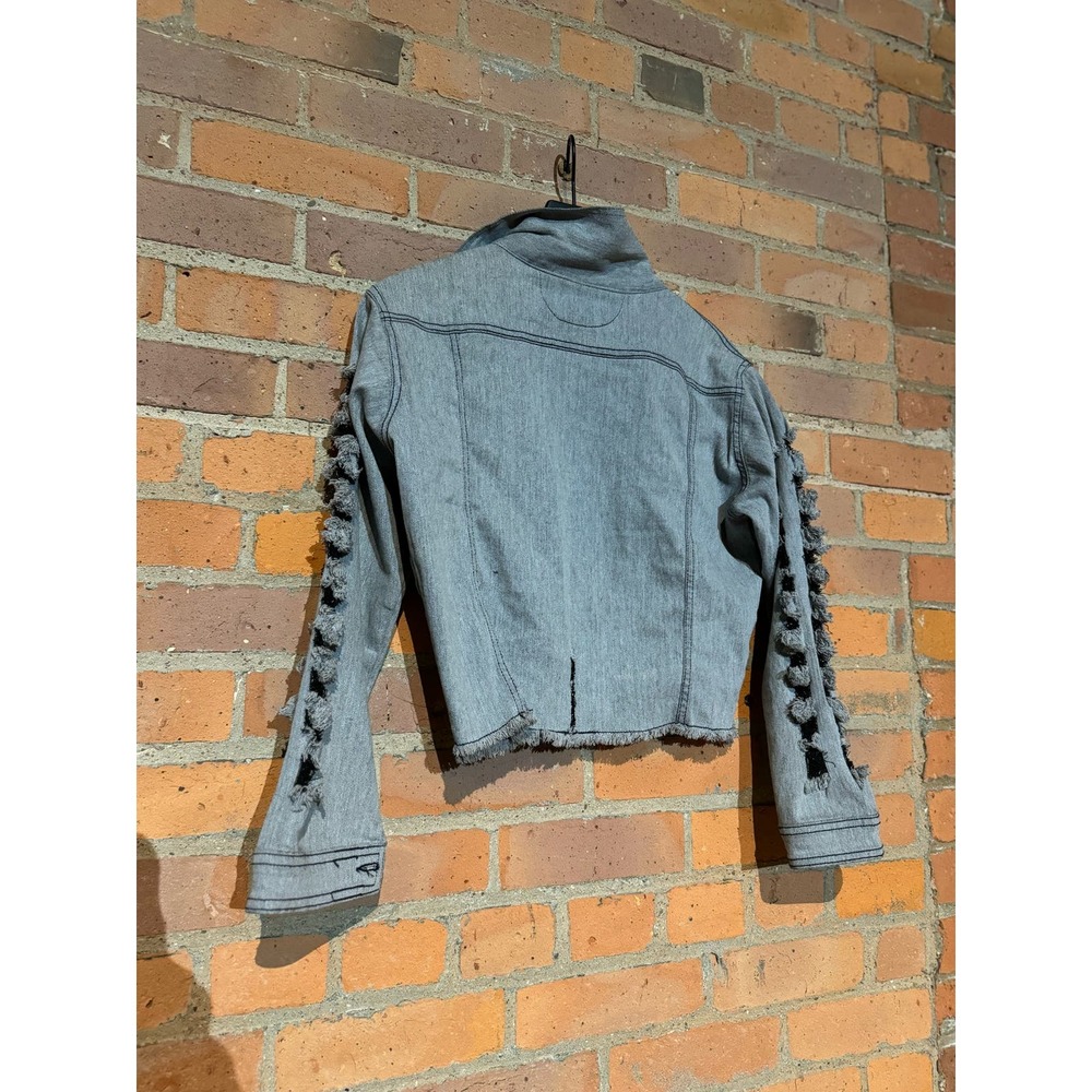 Denim Crop Jacket - Picture 4 of 7